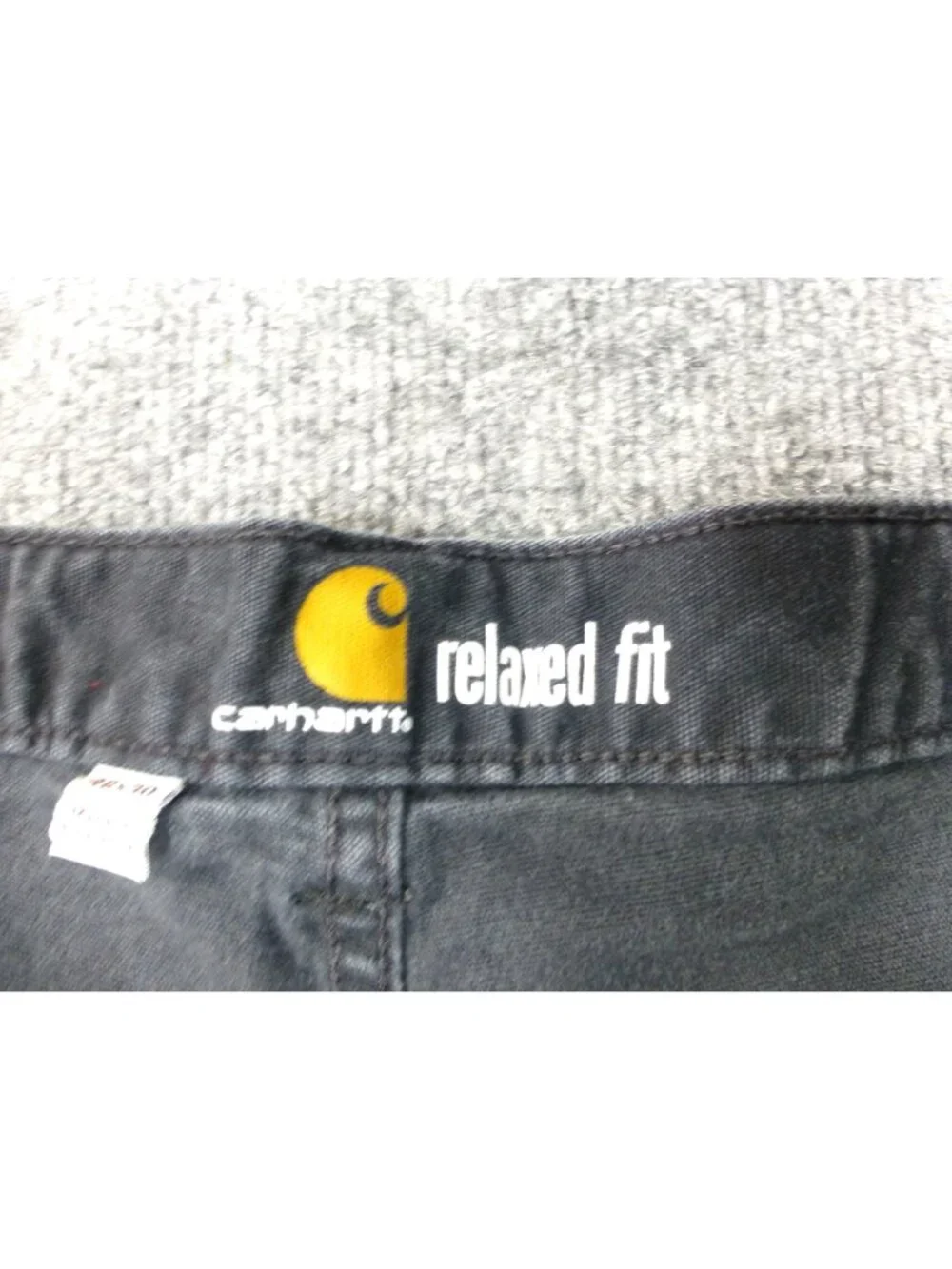 Carhartt Rugged Flex Relaxed Fit Rigby Dungaree Work Pants Mens 48x30 Gray Workw - Picture 3 of 15